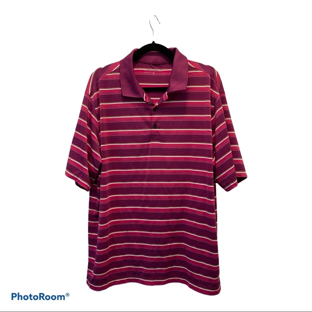 Nike Golf | Purple Striped Polo